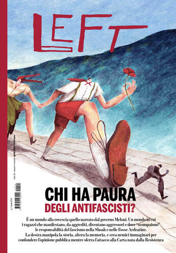 copertina di un numero di Left